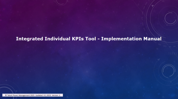 Integrated Individual KPIs