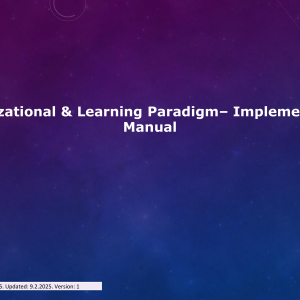 Organizational & Learning Paradigm