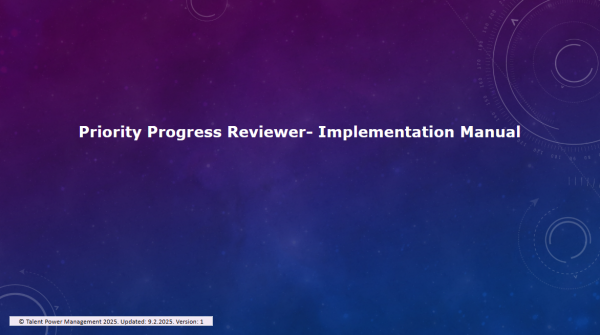 Unit Priority Progress Review