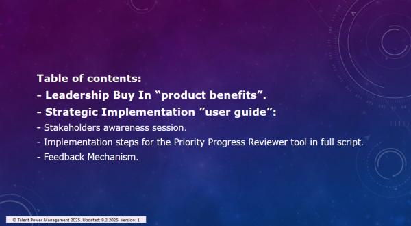 Unit Priority Progress Review - Image 2