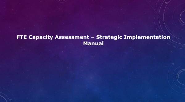 FTE Capacity Assessors " 3 products"