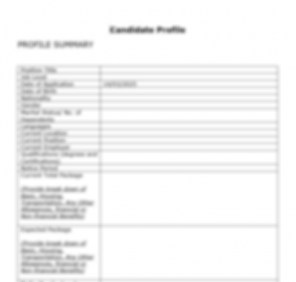 Talents Resourcing Profile - Image 2