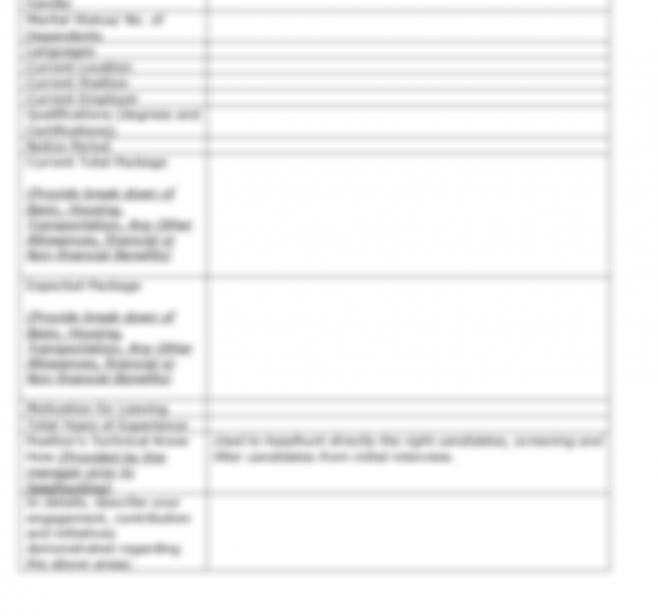 Talents Resourcing Profile - Image 3