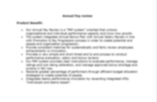 Annual Pay Review "PRP System" - Image 4